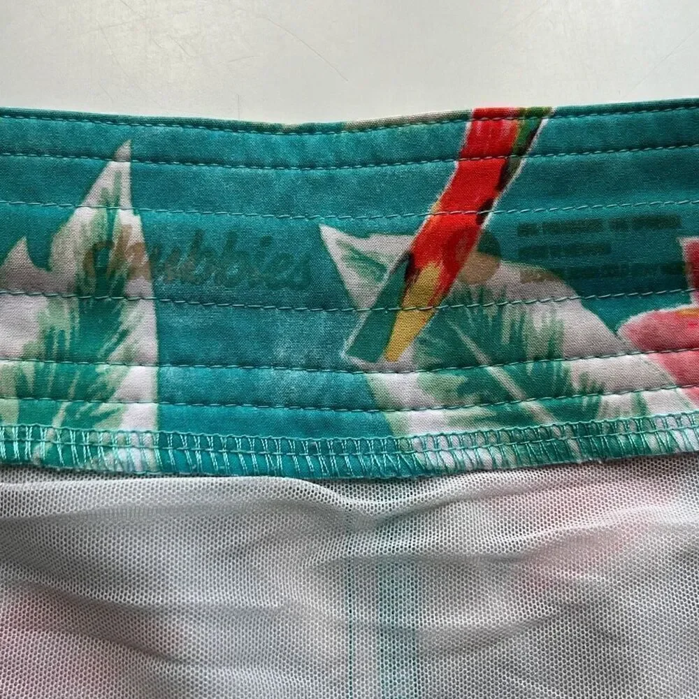 Chubbies Brief Lined Tropical Floral Swim Trunks Mens L 6 Inseam